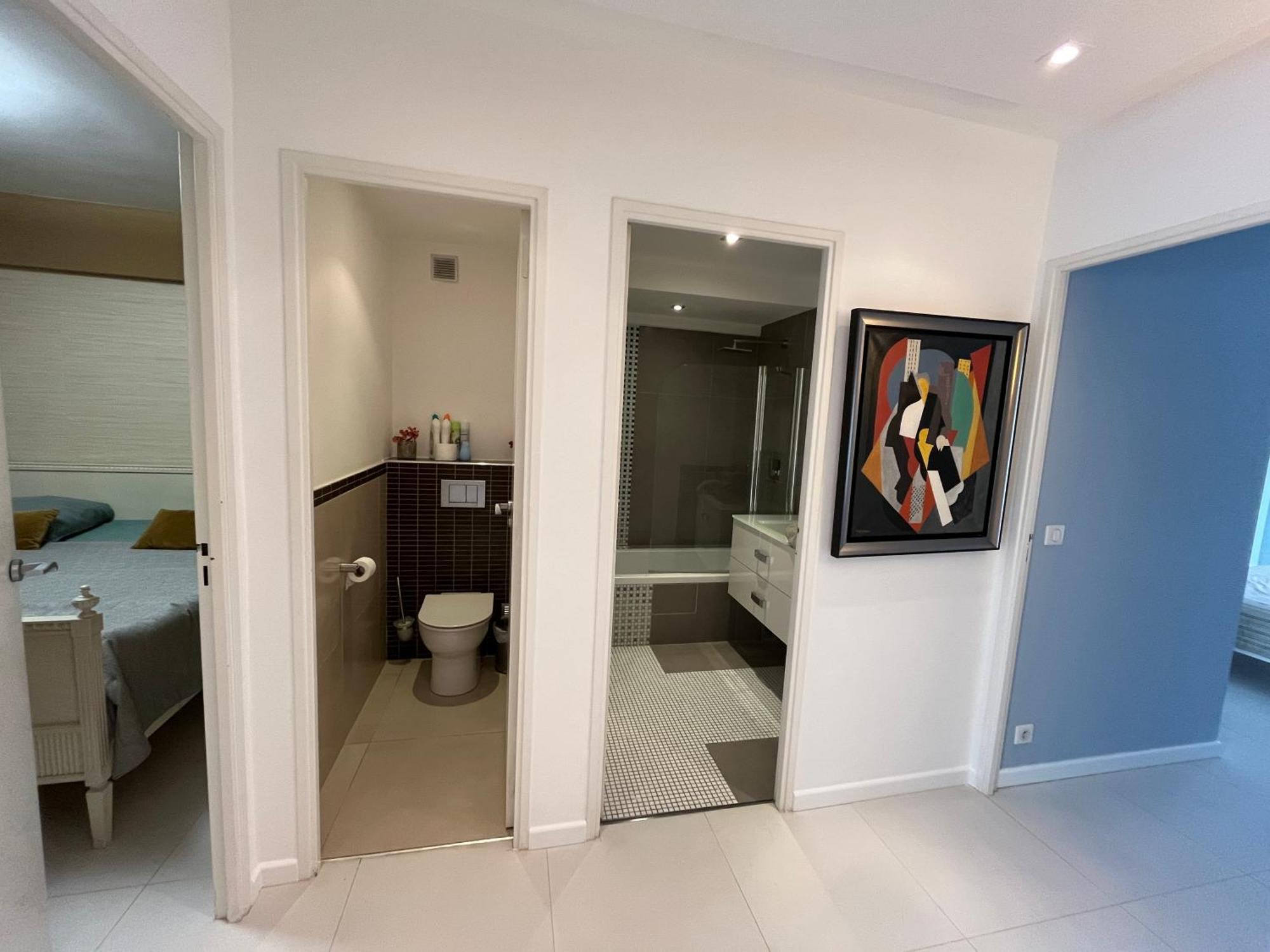 Appartement Calme Familial 3 Ch Avec Terrasses Juan-les-Pins Eksteriør billede